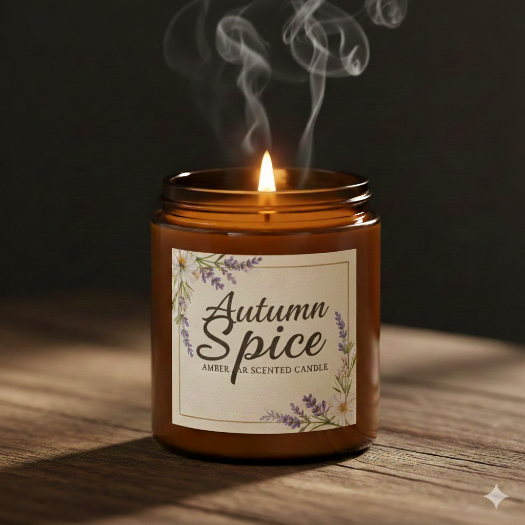 Amber Jar, Soy Wax, 130g