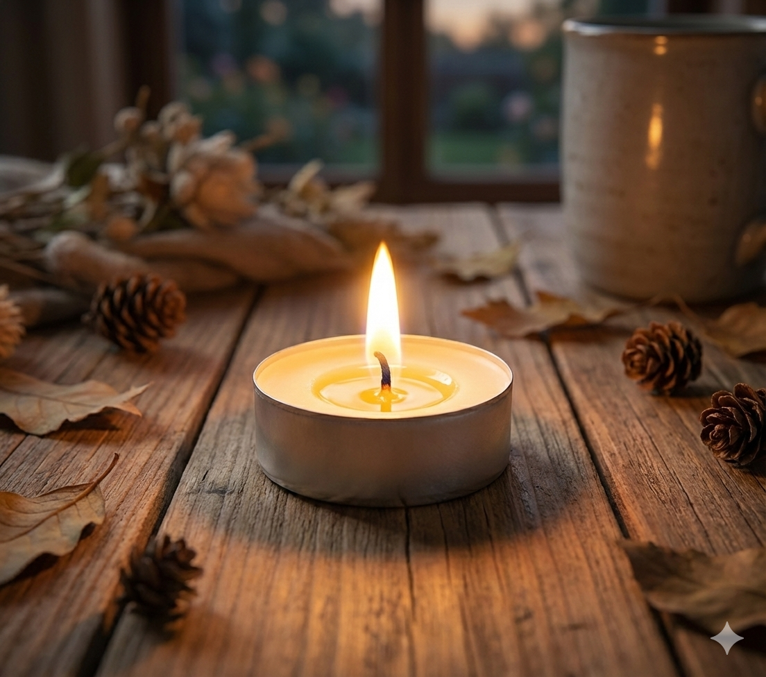 100x Unscented Tealight (4hr)