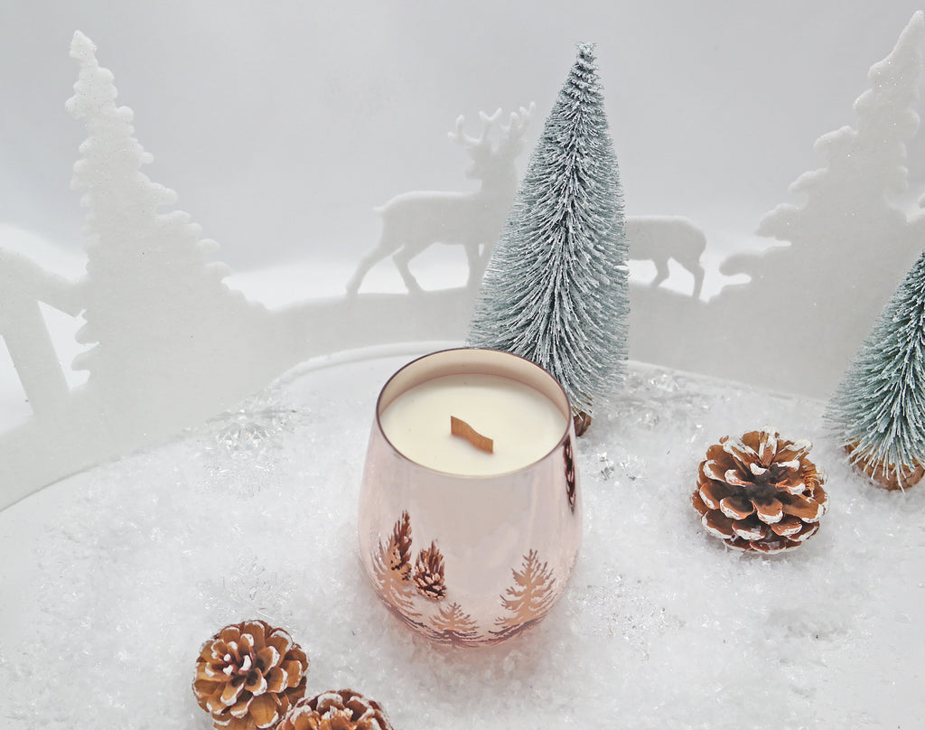 Simple Scents Rose Gold Christmas Candle & Gift Box