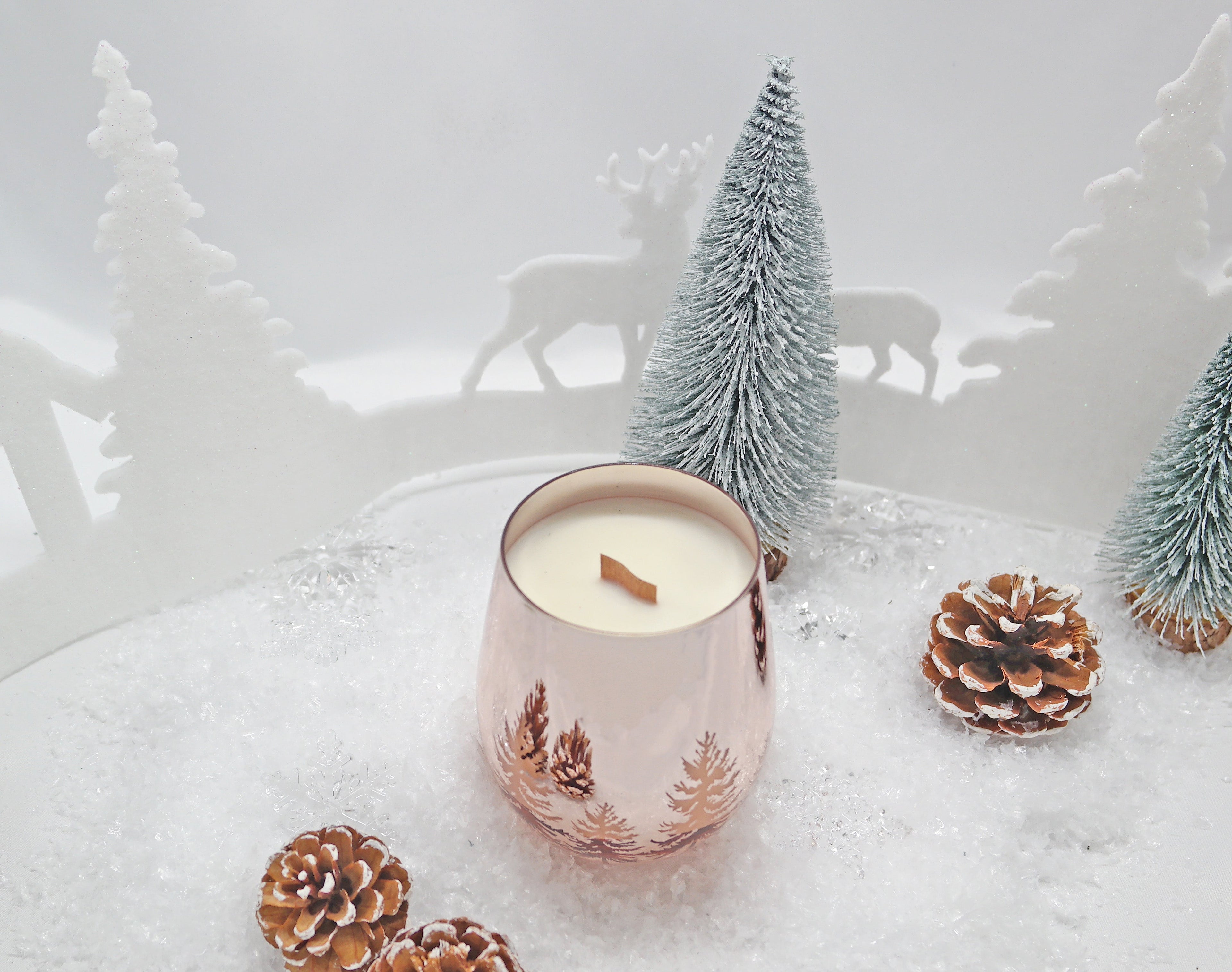 Simple Scents Rose Gold Christmas Candle & Gift Box