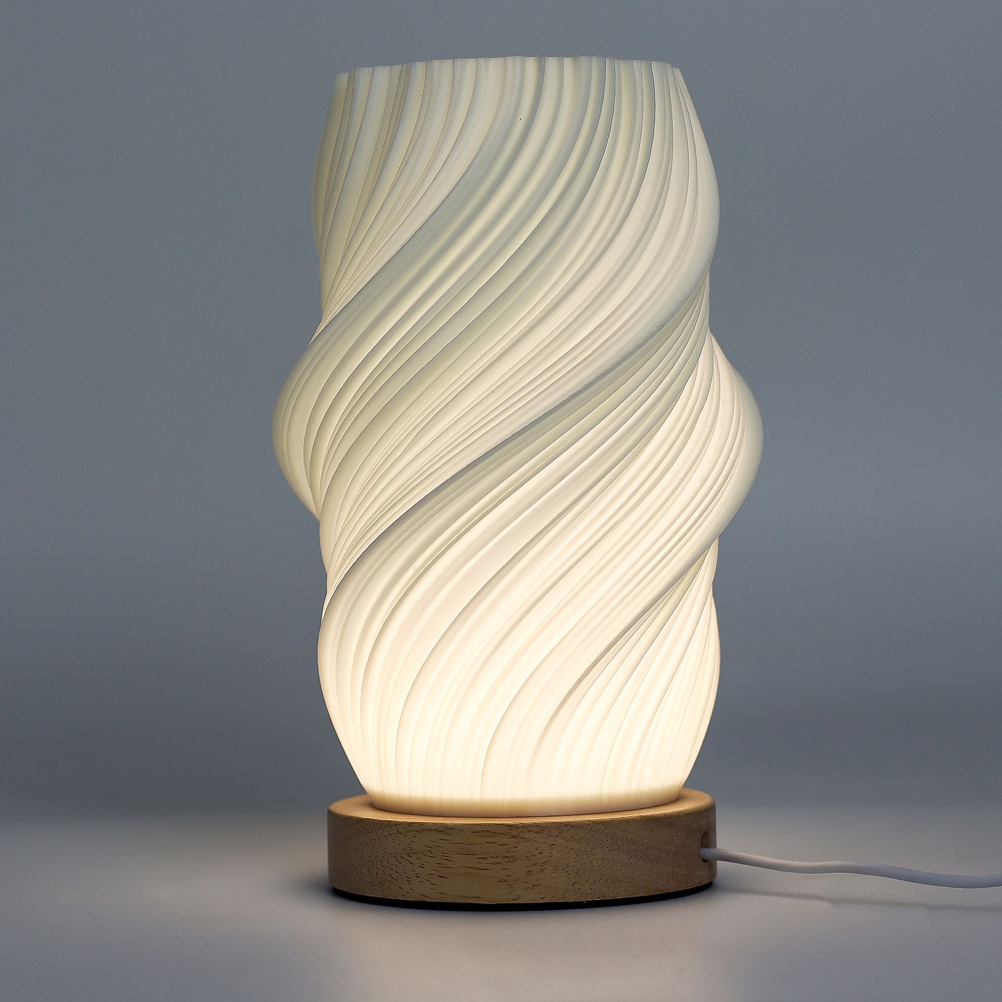 New Wave Lamp - USB - 3 settings - Cloud Twisted